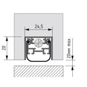 resources of Automatic drop down seal AFP 24.5x20 exporters